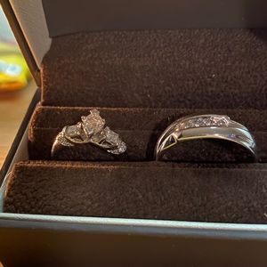 1/2 Karat Maquee cut Platinum  ladies wedding ring